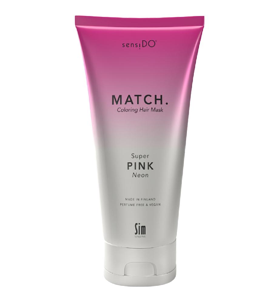 SensiDo Match Super Pink оттеночная маска неоновая розовая 200 мл 
