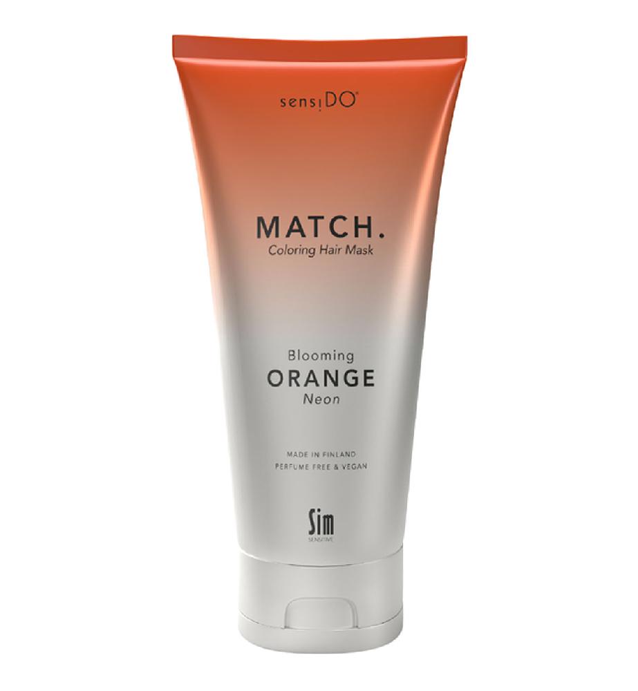 SensiDo Match Blooming Orange оттеночная маска неоновая оранжевая 200 мл 