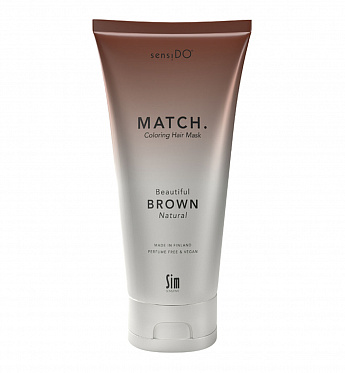 SensiDo Match Beautiful Brown оттеночная маска коричневая 200 мл 